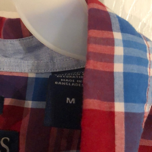 Plaid Chaps Button down - Picture 3 of 4